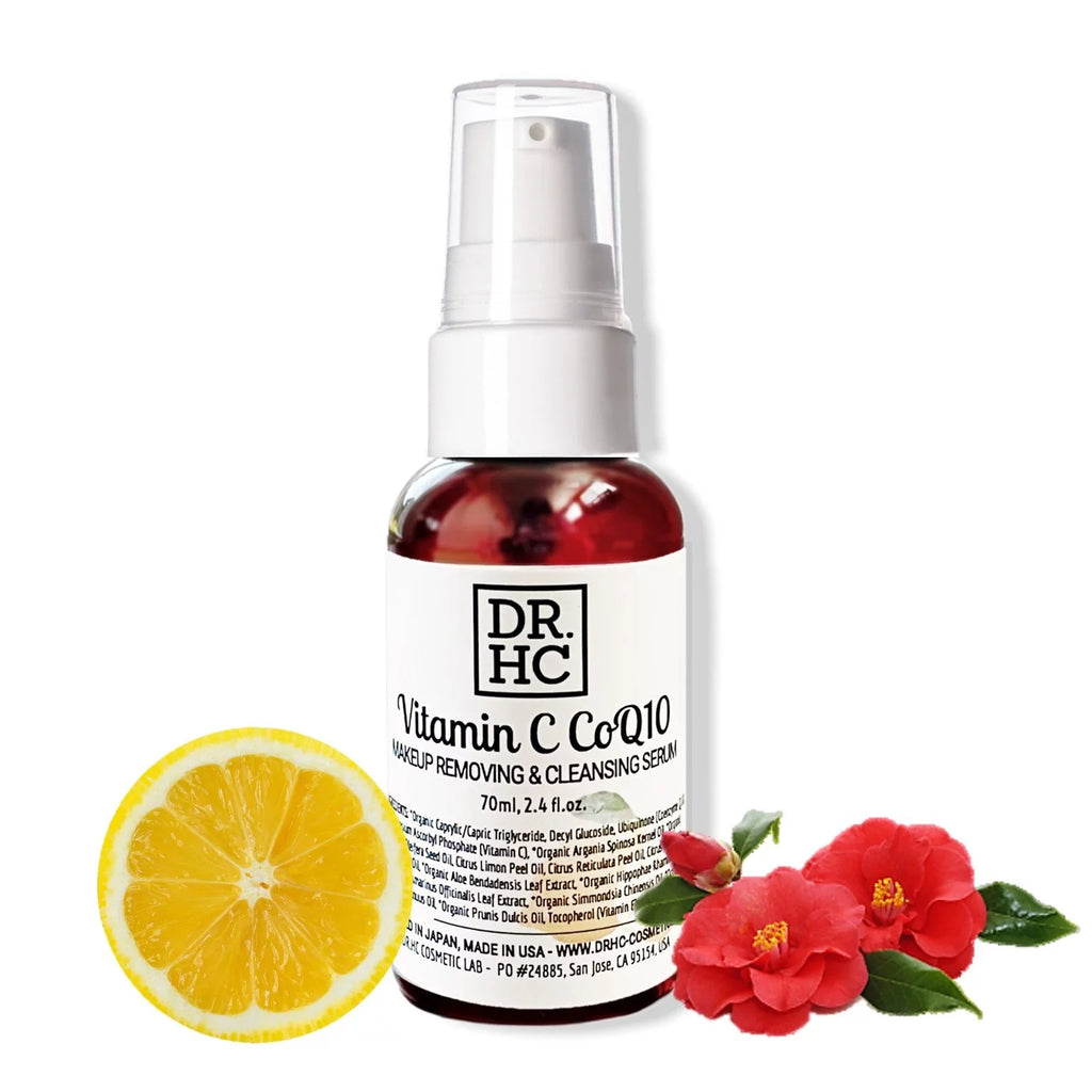 DR.HC Vitamin C CoQ10 Makeup Removing & Cleansing Serum (70ml; 2.4 fl.oz.) (Firming; Skin toning; Anti-aging; Anti-inflammatory...) SHIP FROM: USA