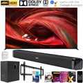 Sony XR85X95J 85" X95J 4K Ultra HD Full Array LED Smart TV (2021 Model) with Deco Gear Soundbar and Subwoofer Bundle Plus Complete Mounting and Streaming Kit for X80J Series (KD75X80J)