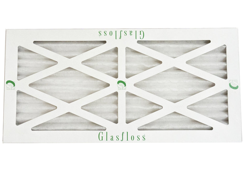 Glasfloss 13x18x1 - MERV 10 -Qty:12 - Furnace Air Filter - Made in USA (Actual Size: 12.5 x 17.5x7/8 inch)