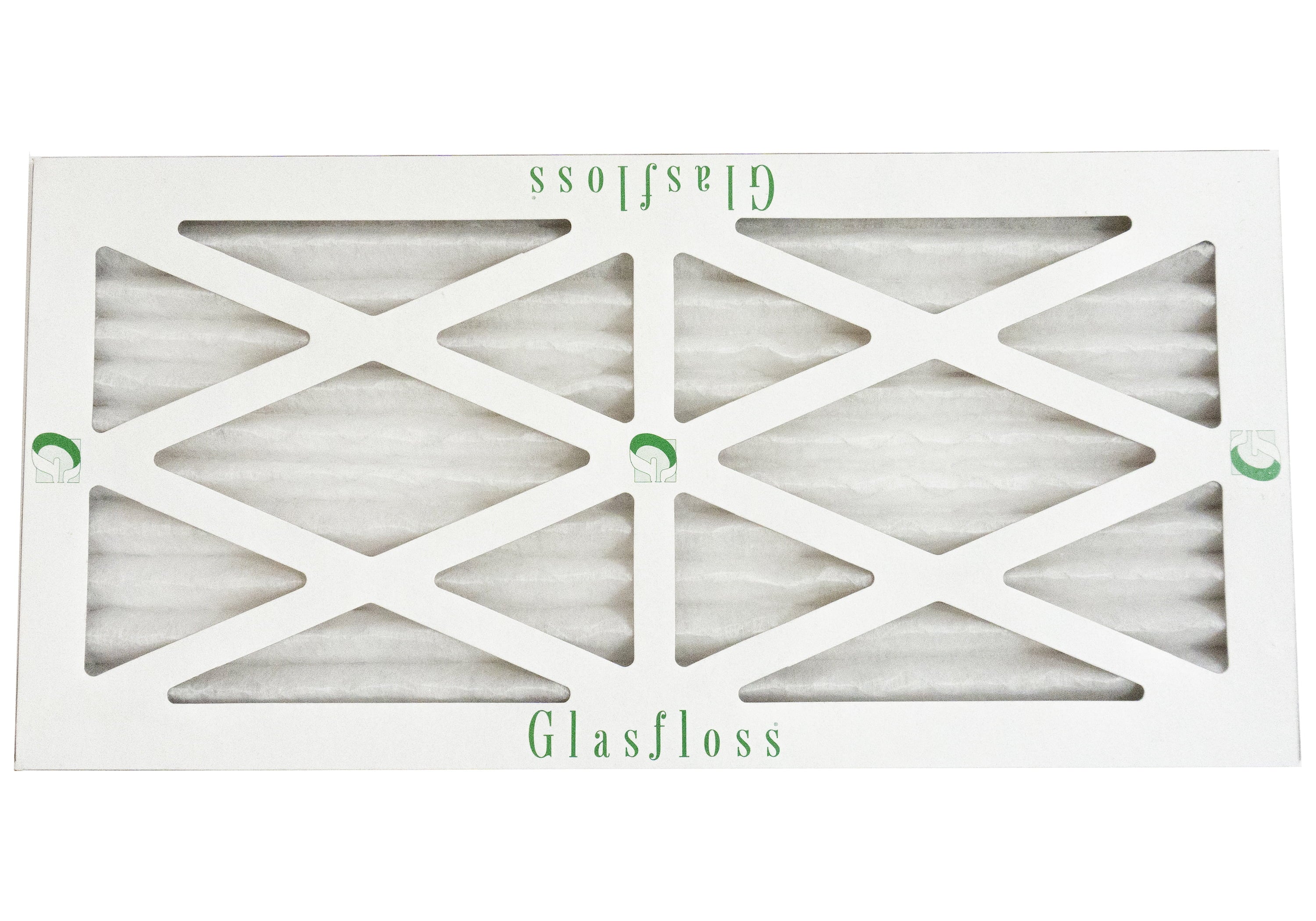 Glasfloss 13x18x1 - MERV 10 -Qty:12 - Furnace Air Filter - Made in USA (Actual Size: 12.5 x 17.5x7/8 inch)