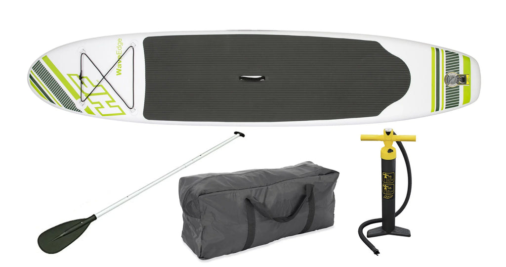 Bestway Hydro Force Wave Edge 10-Ft Inflatable Stand Up Paddle Board Set; Green