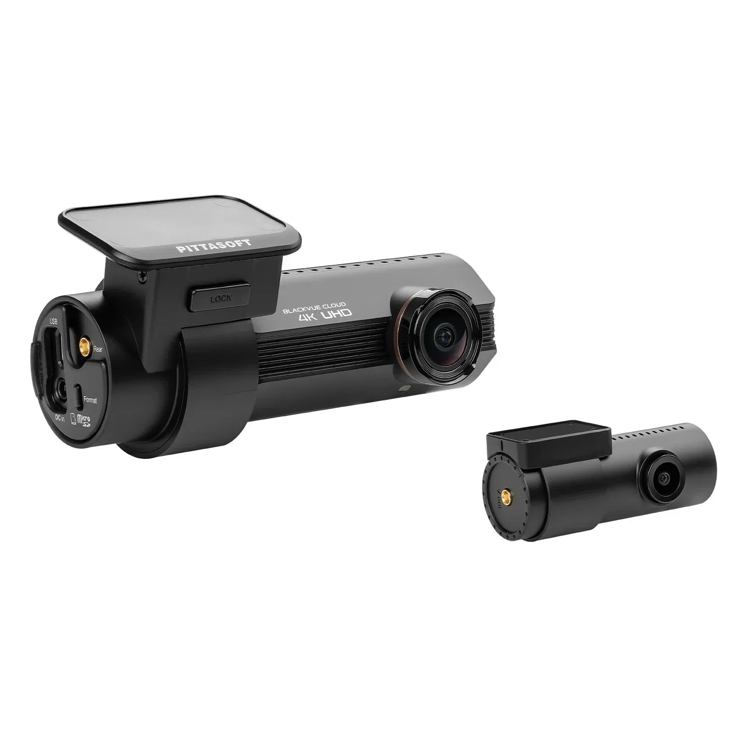 BlackVue Dash Cam Front and Rear DR970X-2CH Plus 64GB | 4K UHD Cloud Dashcam | STARVIS 2 CMOS Sensor | Built-in Wi-Fi; GPS; Parking Mode | LTE and Mobile Hotspot via Optional LTE Module