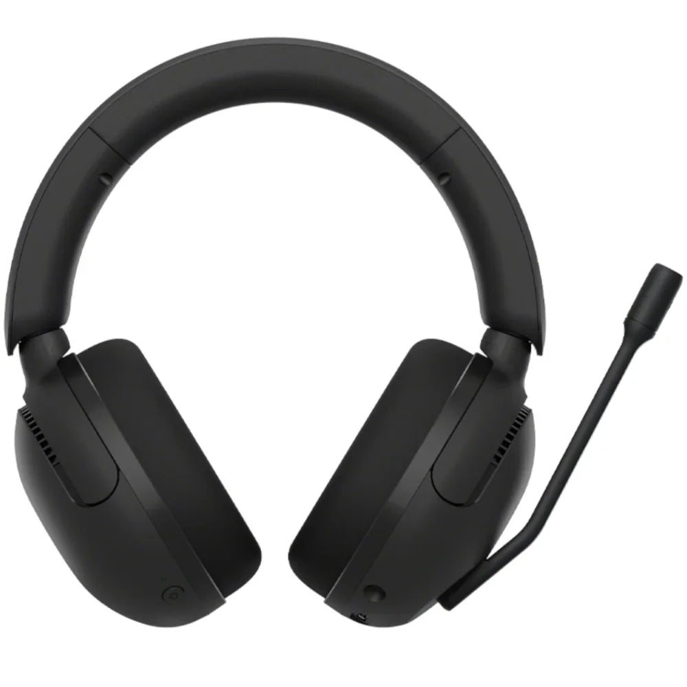 Sony WHG500/B INZONE H5 Wireless Noise Cancelling Gaming Headset; Black Bundle with Deco Gear Pro Audio Headphone Stand; 6 Foot USB-A to USB-C Cable & 2 YR CPS Enhanced Protection Pack