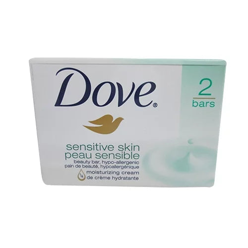 Dove Beauty Bar Soap; Sensitive Skin - 4.25 Oz; 2 Ea; 6 Pack