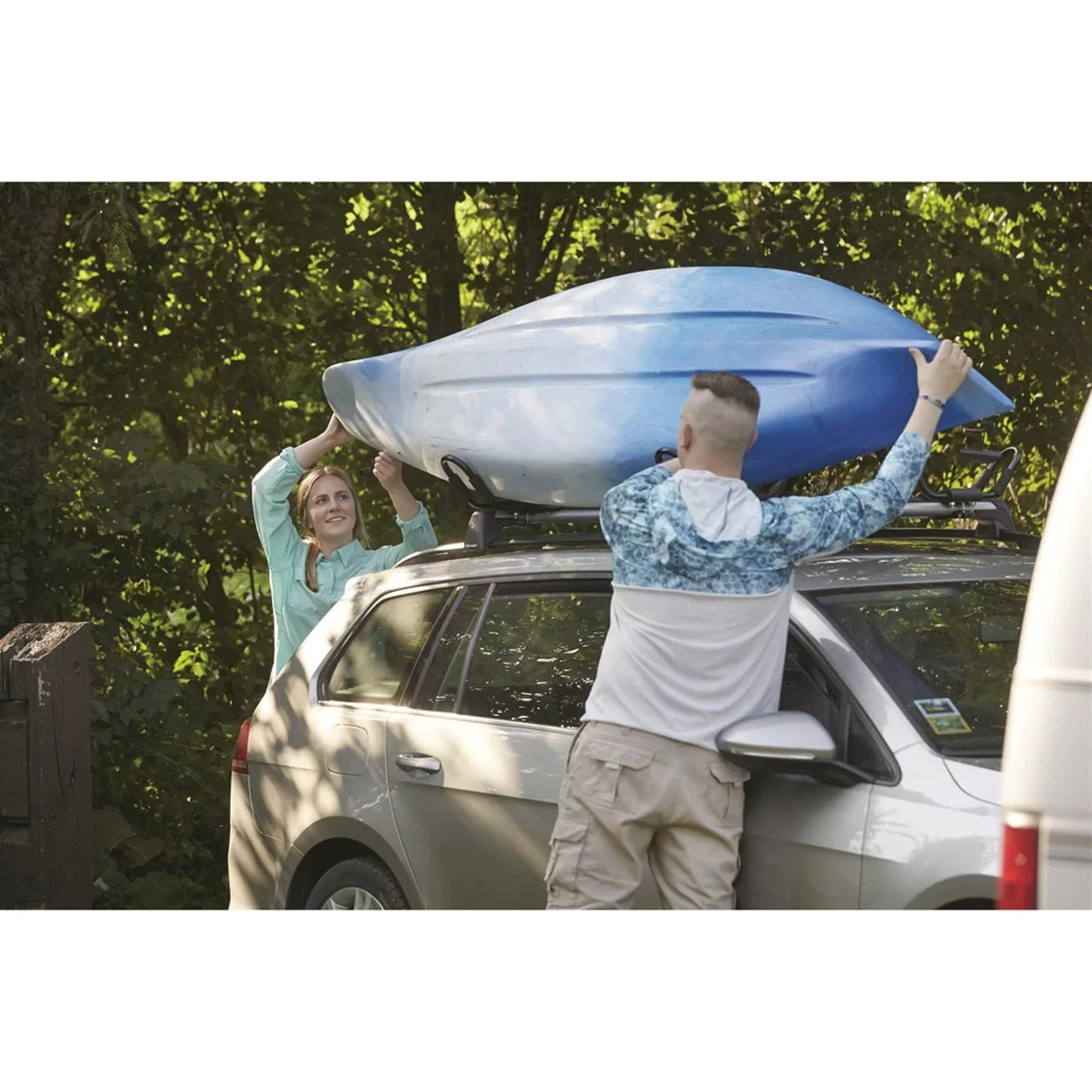 Guide Gear Universal Kayak Canoe Roof Rack; Car Top Cargo Carrier; J-bar