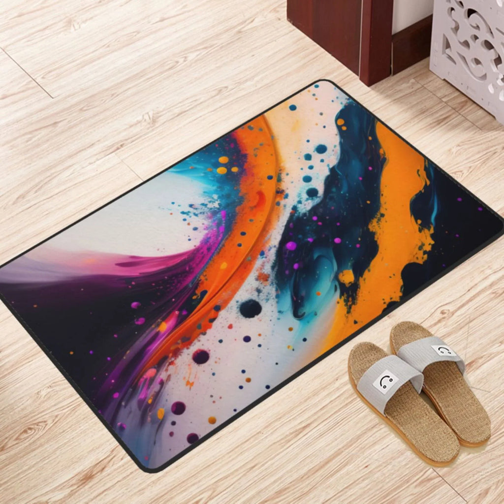 XMXY Fractal Blaze Texture Area Rugs Doormat Outdoor Entrance ; Facecloth Non-slip Floor Mat Rug for Living Room Kitchen Sink Area Indoor 36"x24"