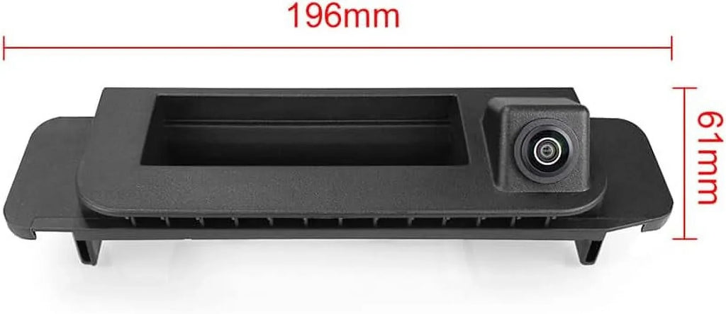 Vlicevrn HD Car Rear View Camera Trunk Handle with Fish Eye Lens Night Vision Backup Parking Camera Liquidproof IP68