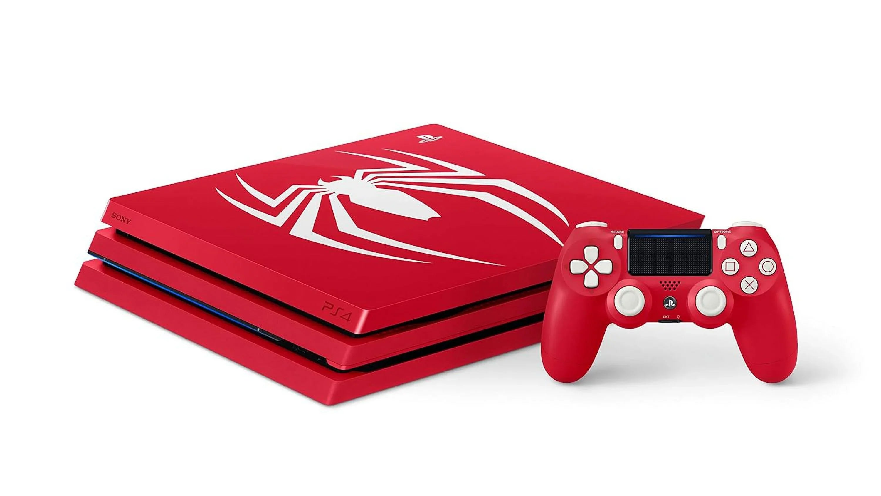 Restored PlayStation 4 Pro 1TB Limited Edition Console - Marvels Spider-Man Bundle [Discontinued] () (Refurbished)