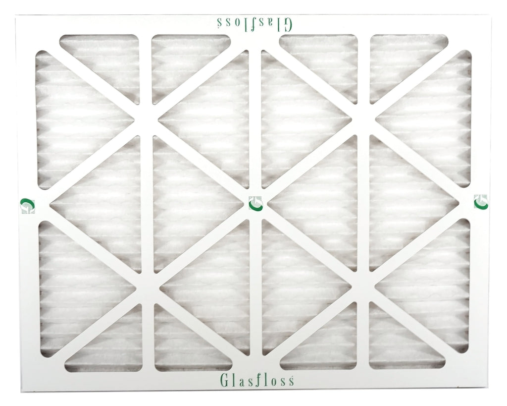 Glasfloss Air Filter 14x25x2 - 2" MERV 10 - (Pack of 6) - Pleated AC or HVAC Air Filter - Furnace Air Filter - Home or Office - Made In The USA.