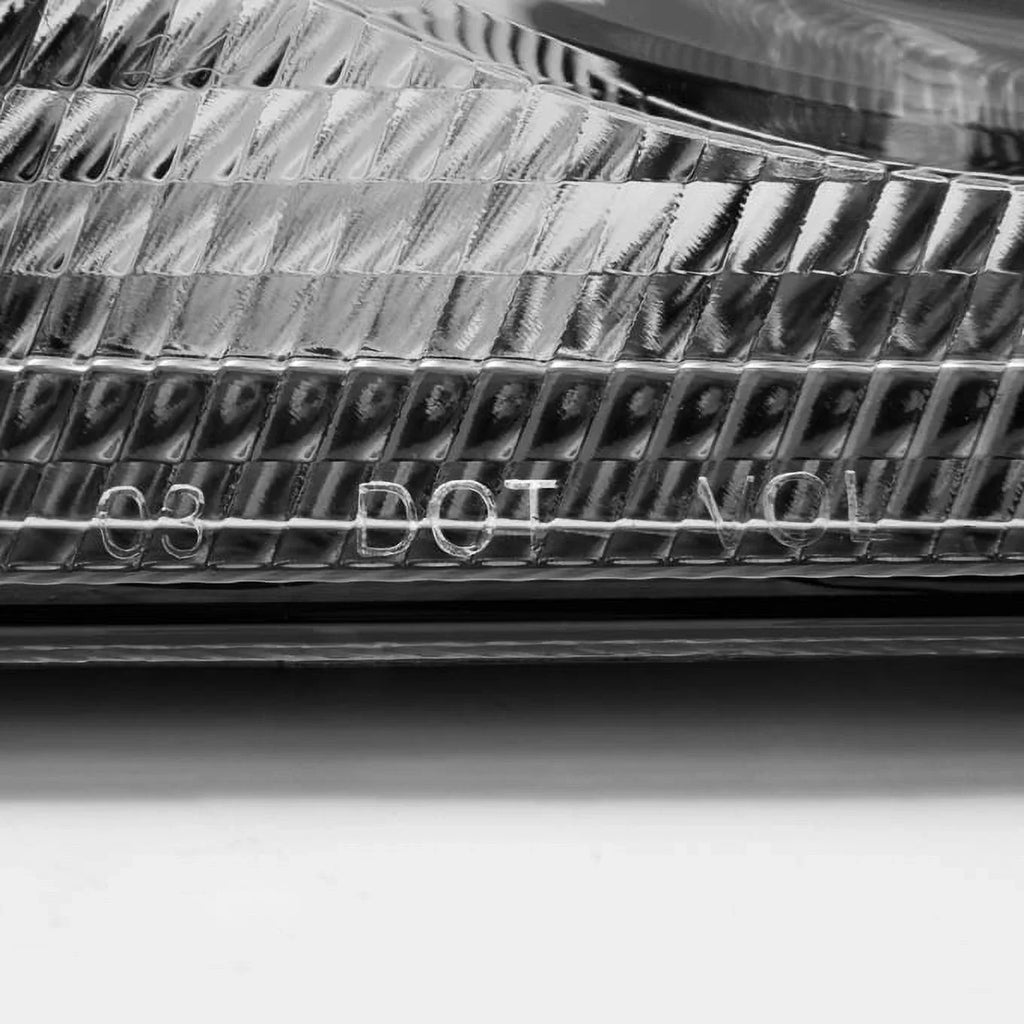 AKKON - For Chrysler Pacifica SUV Black Bezel Headlights Headlamp Front Lamps Replacement Left + Right Pair