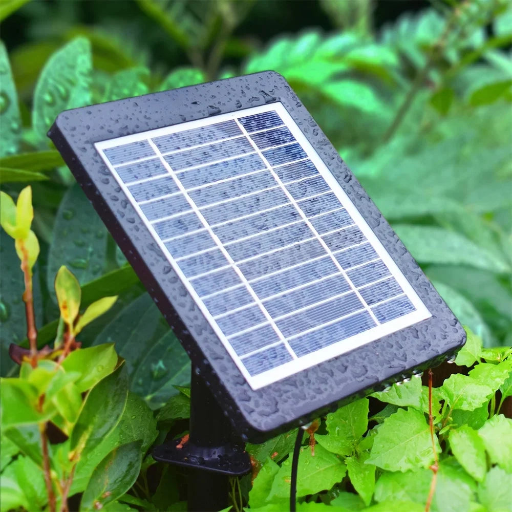 Yabuy Solar Powered Brushless Submersible Pump for Patio Garden Pond Pool 6V 3.5W Pond Fountain with Built in Battery LED