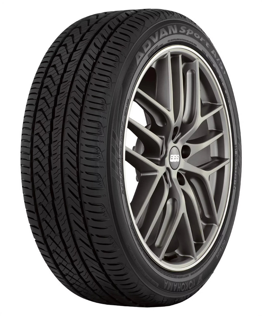 Set of 2 Yokohama Advan Sport A/S Plus 225/45R17 94W XL Tires Fits: 2017-19 Chevrolet Cruze Diesel; 2021 Toyota Corolla S
