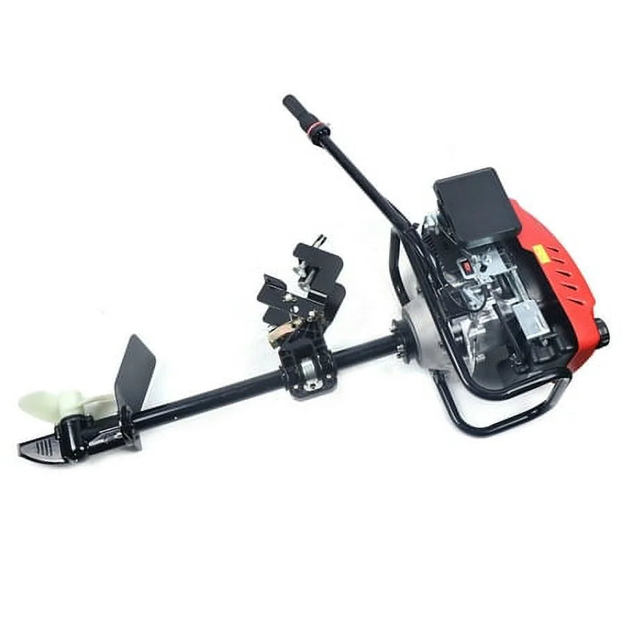 Outboard Motor 4 Stroke 6 HP Heavy Duty Boat Engine OHV Air Cooling System 173CC