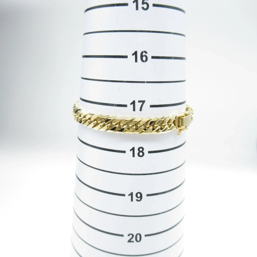 Pre-Owned JEWELRY 6 Men W Kihei Bracelet Gold K18 (Yellow Gold) (Good)