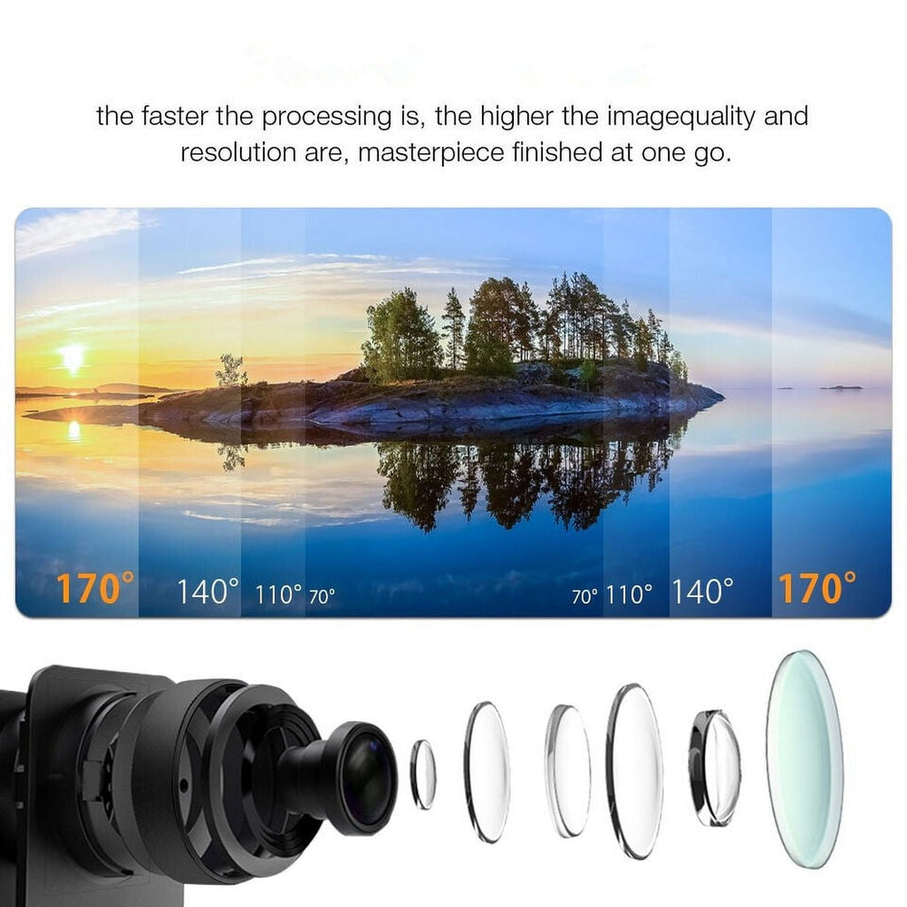 Action Camera HD 1080P Sports Camera Under 30M Fluidproof; TF Card; Battery; Carry Case Included