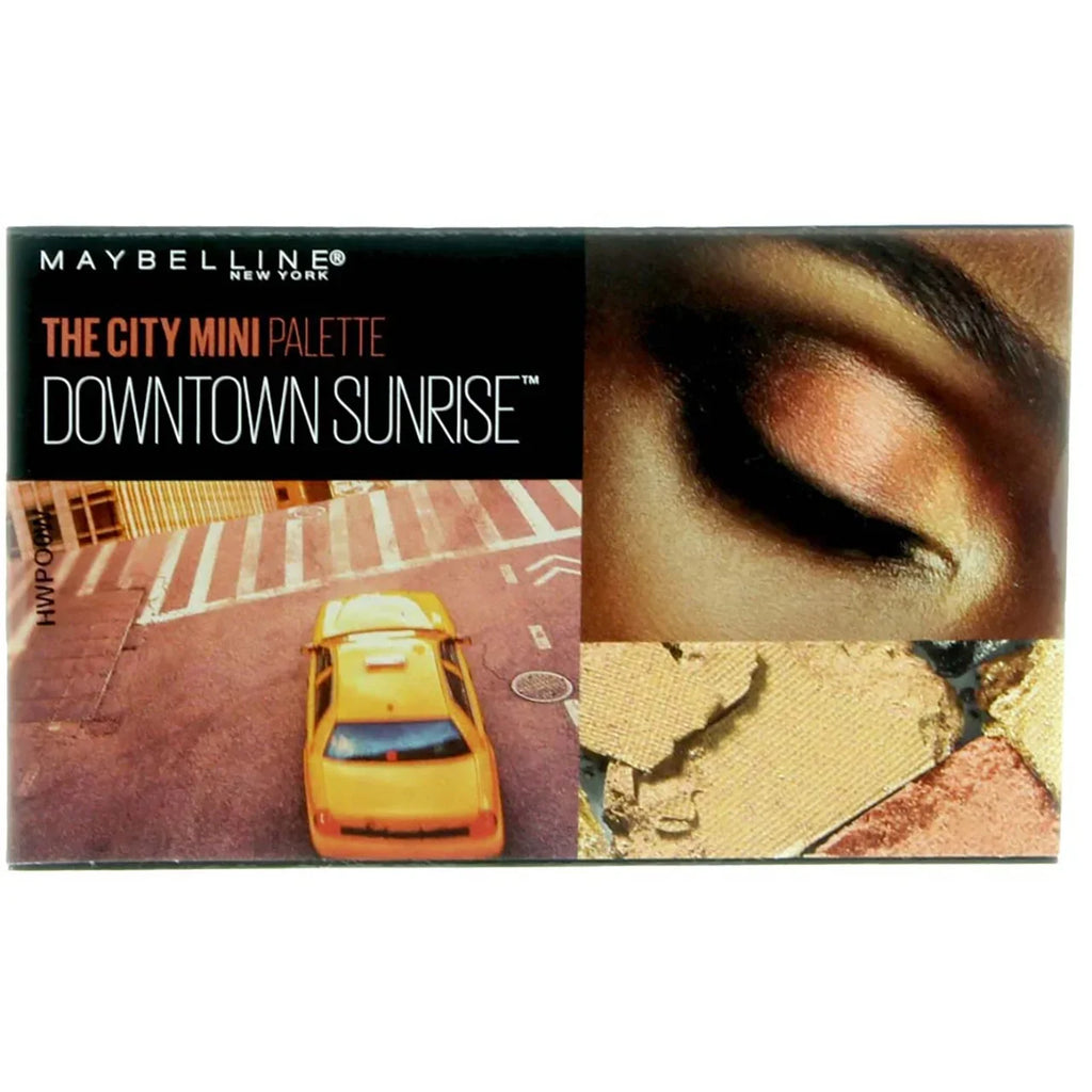 Maybelline The City Mini Eyeshadow Palette Makeup; Downtown Sunrise; 0.14 oz (Pack of 6)