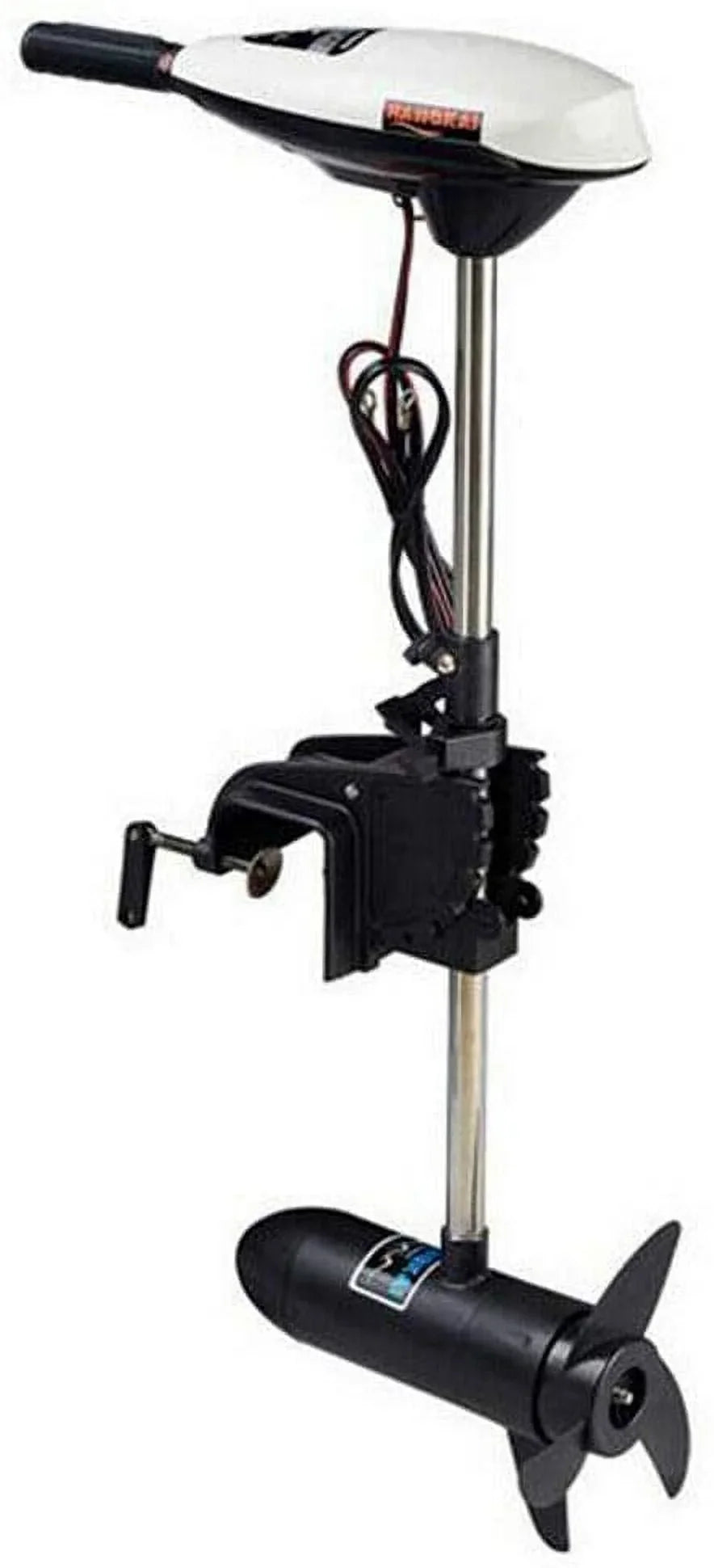 Outboard Motor Boat Engine 12V 65lb Current-activated Outboard Inflatable Fishing Boat Brush Motor Engine 660W