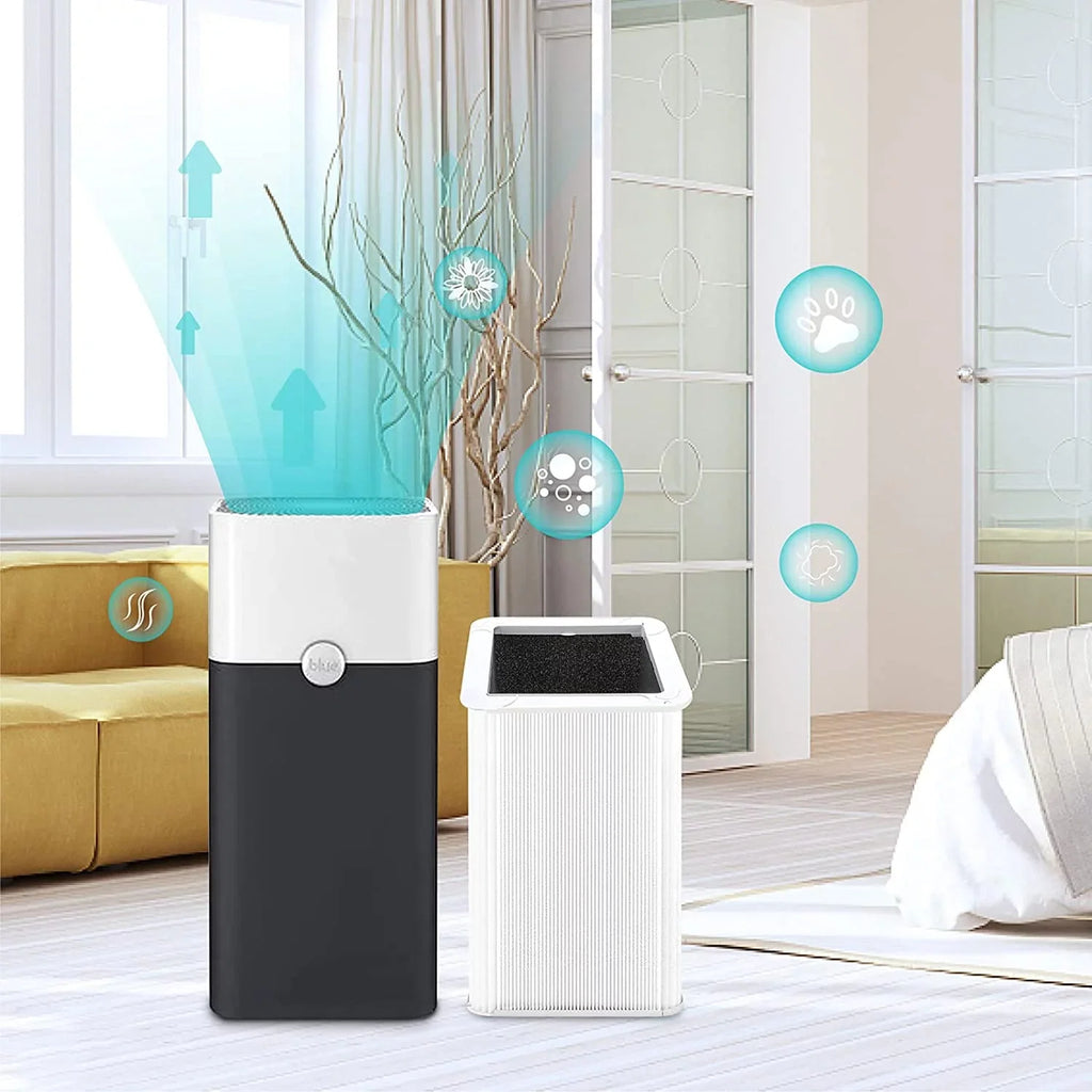 121 Replacement Filter Compatible with Blueair Blue Pure 121 Air Purifier; HEPA and Activated Carbon Filter