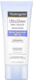 Neutrogena Ultra Sheer Dry-Touch Sunscreen SPF 45 3 oz (Pack of 3)
