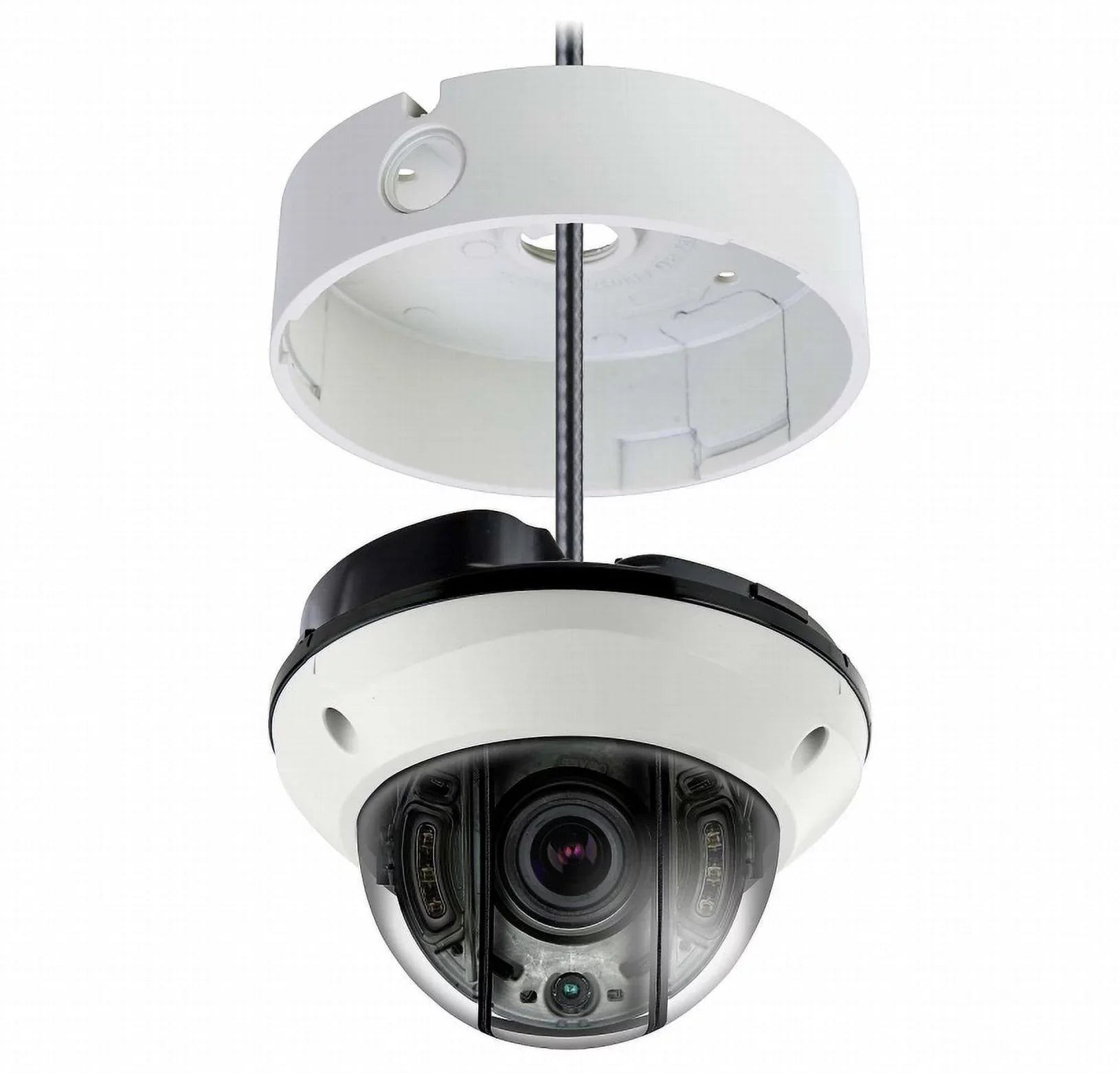 Eyemax Storm Series TVI-M2664V 1080P HD-TVI Vandal DOME IR Camera 2.8-12mm Dual Power; Motorized ( Made In Korea )