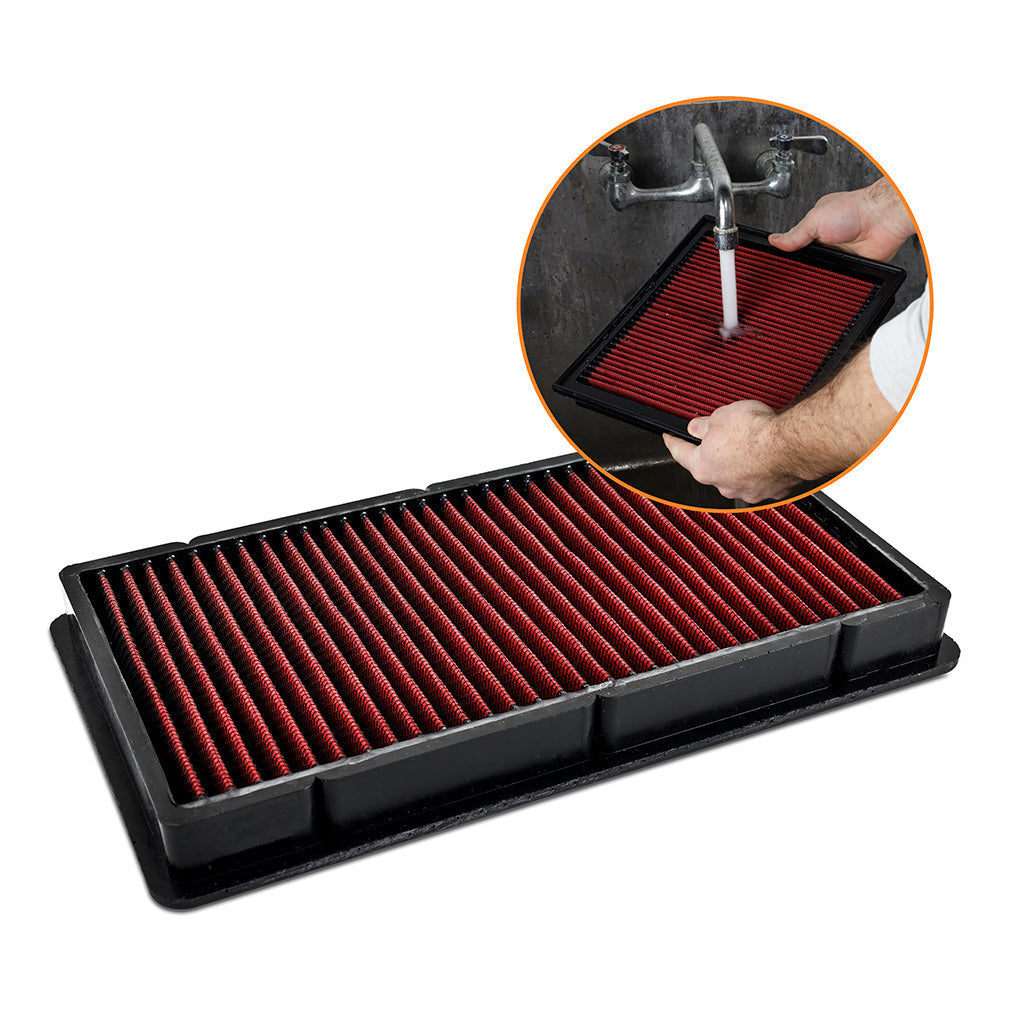 Mishimoto Reusable Drop-In Air Filter; Compatible with Ford 7.3L Powerstroke 2001-2003