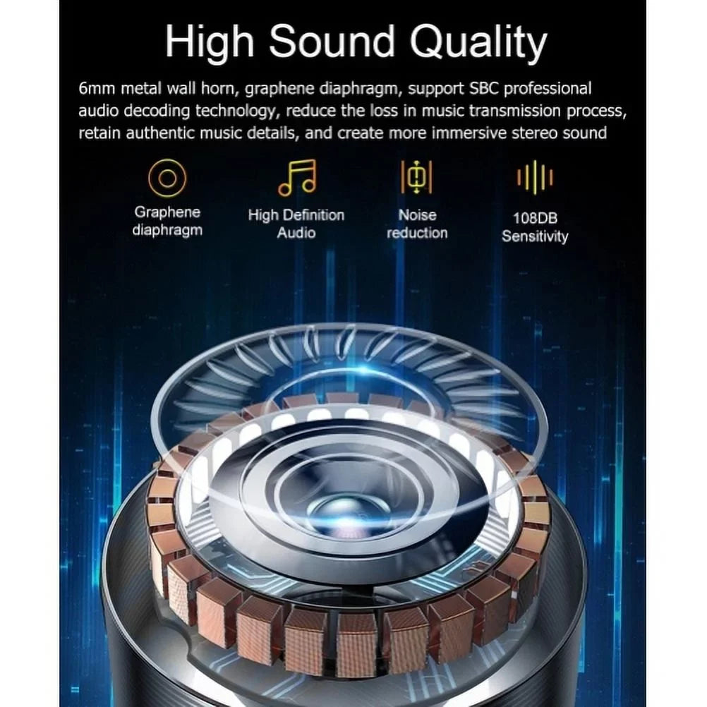 Earbuds Wireless TWS Headphones Earphones True Wireless Stereo Headset R2R for Samsung Galaxy TabPRO 8.4 Tab 3 8.0 7.0 4 10.1 SM-T530 2 10.1; S5 Active; S10 5G On5 Note 9 8 5 NotePRO 12.2 4 3