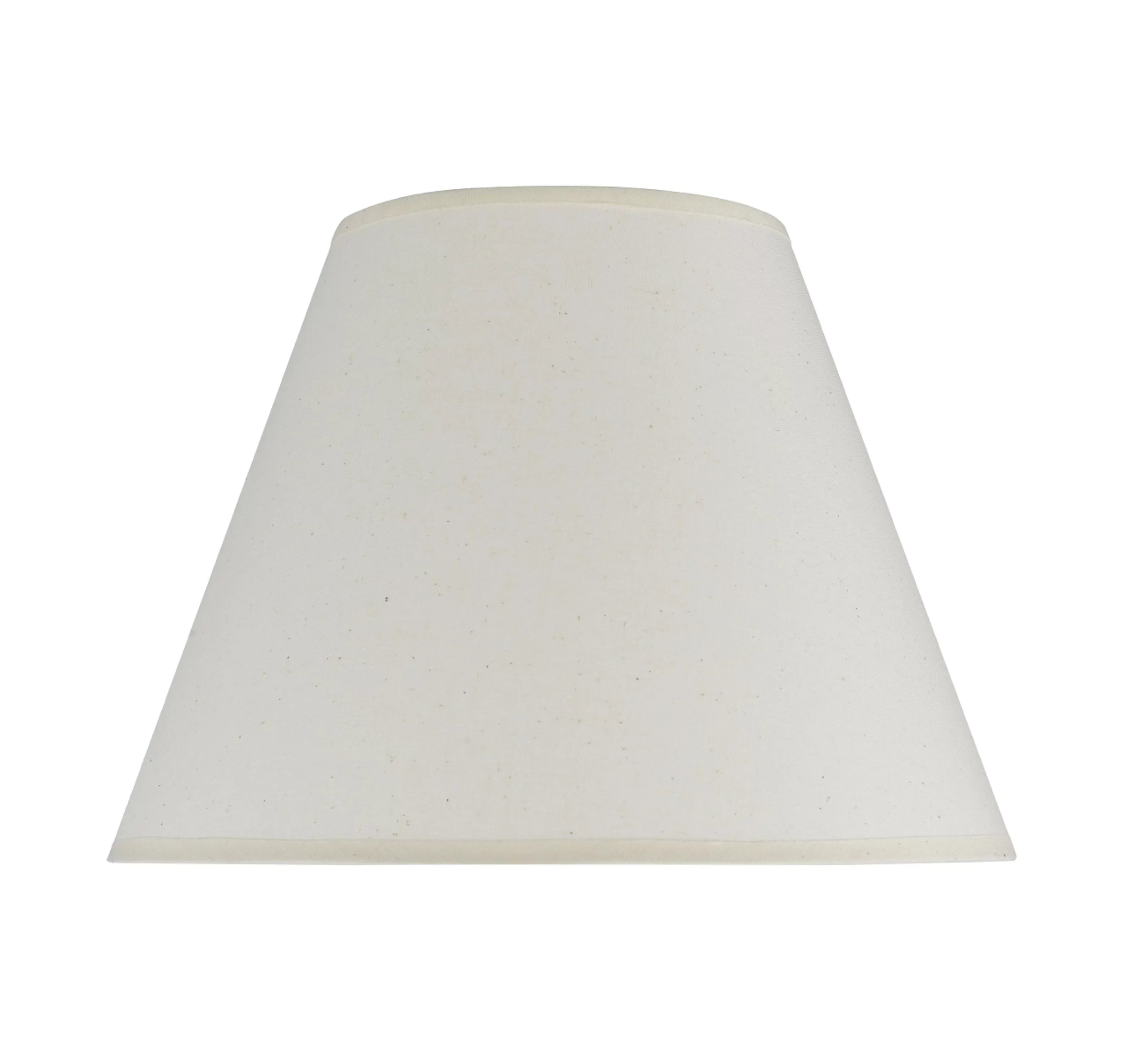 Aspen Creative 32030 Transitional Hardback Empire Shape Spider Construction Lamp Shade in Ivory; 12" wide (6" x 12" x 9")