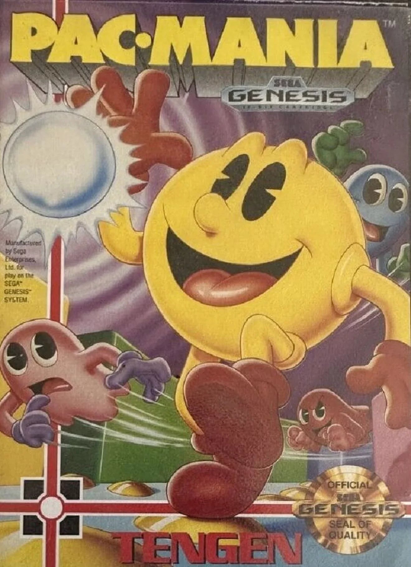 Restored Pac-Mania (Sega Genesis; 2000) Maze Game (Refurbished)