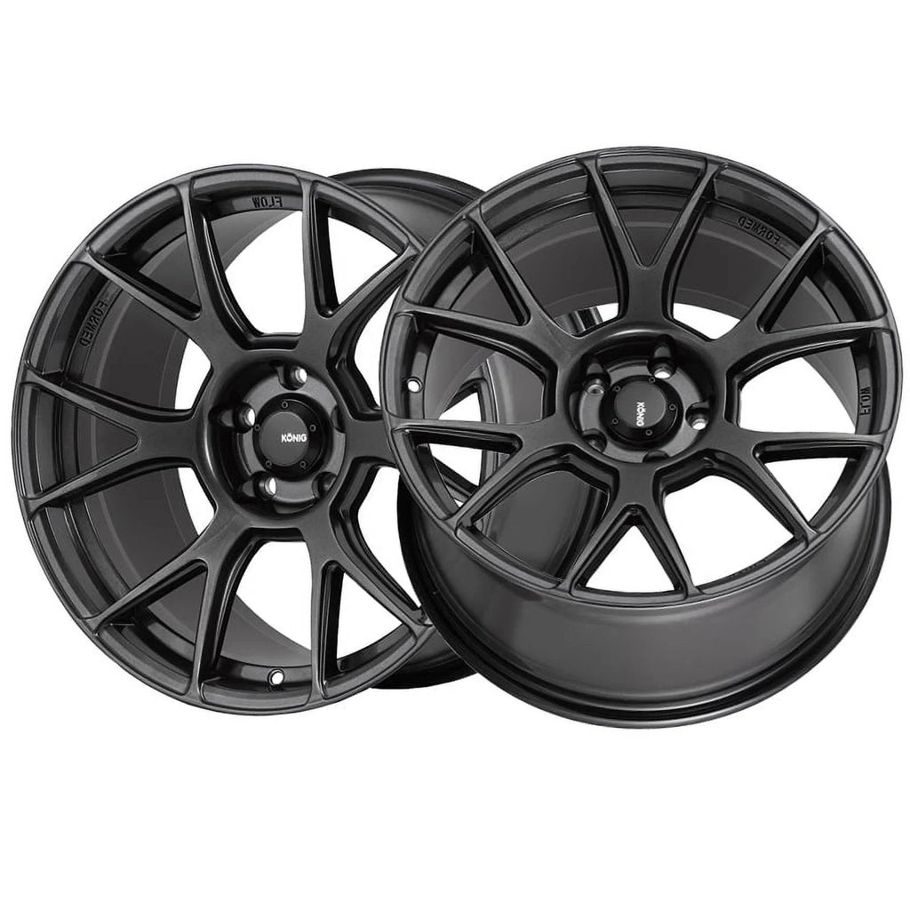 17x9 Konig 56MG Ampliform Dark Metallic Graphite Wheel 5x4.5 (40mm)
