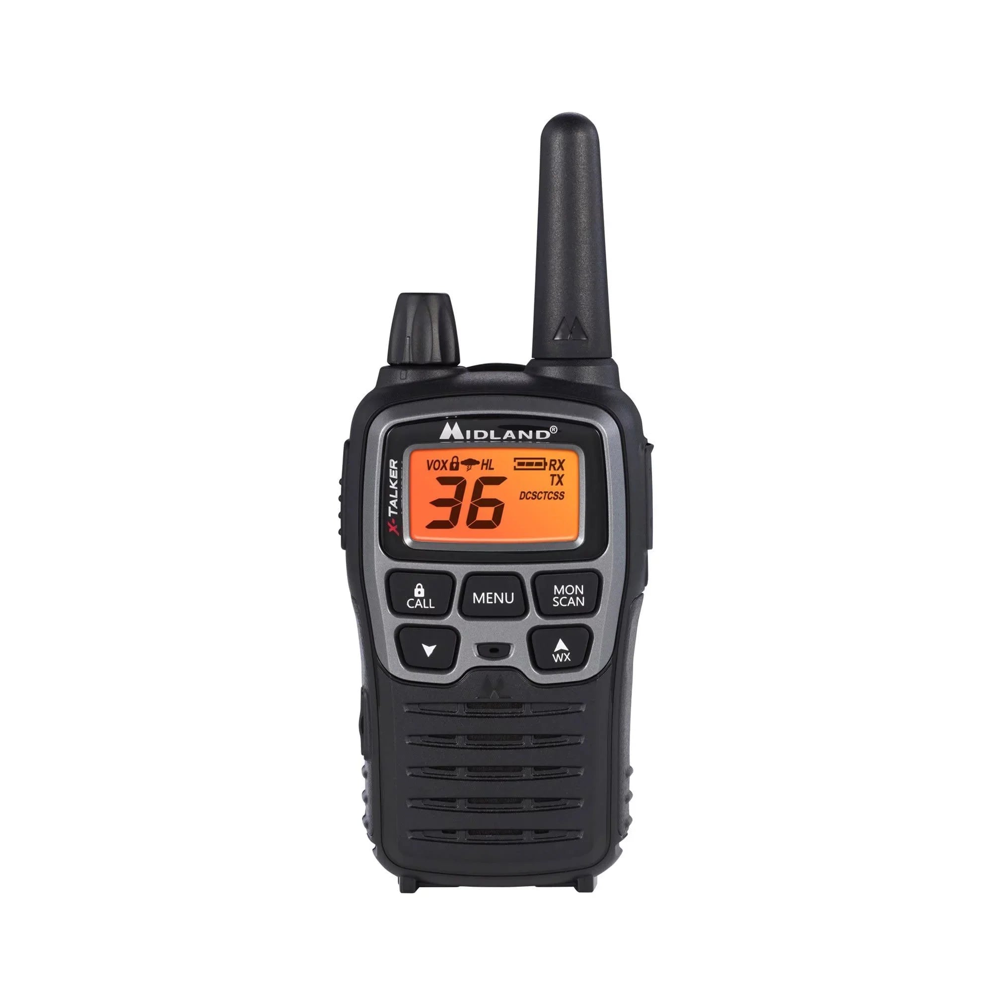 Midland X-Talker T71VP3 FRS Two-Way Radio bundle 38-mile; Walkie Talkies; 36 Channels; Black
