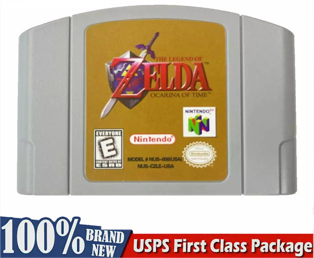 Legend of Zelda Ocarina of Time Game Box for Nintendo N64 Console US-
