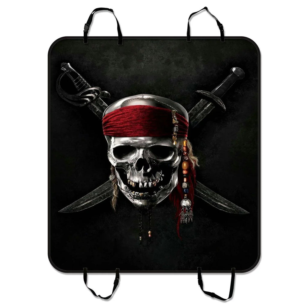 GCKG Pirate Pet Car Seat Cover Dog Car Seat Mat Hammock Cargo Mat Trunk Mat For Cars Trucks and SUV 54x60 inches