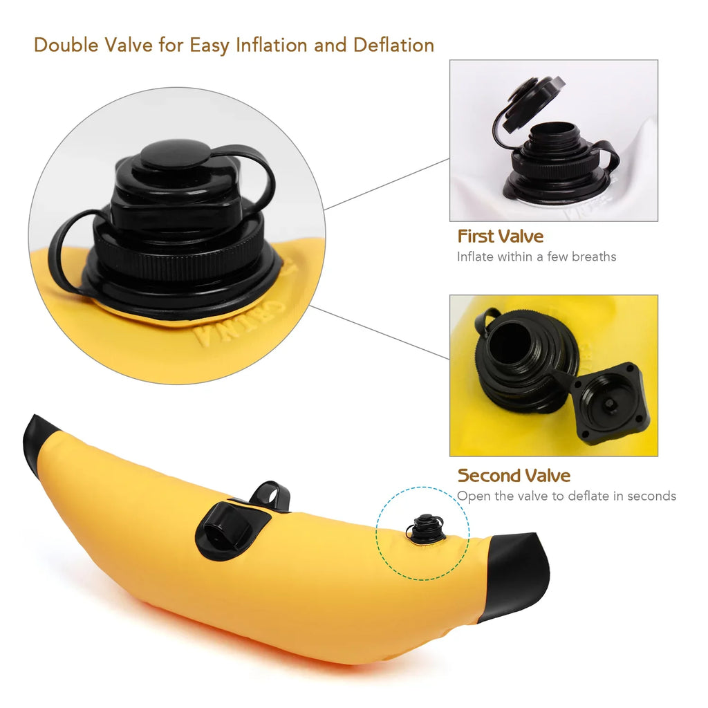 Aibecy Kayak Float;Inflatable Float With Float Stabilizer Kit Float With Sidekick Arms Rod Boat Inflatable Float With Sidekick Arms Sidekick Arms Rod Boat Float Stabilizer Rod Boat Float Eryue