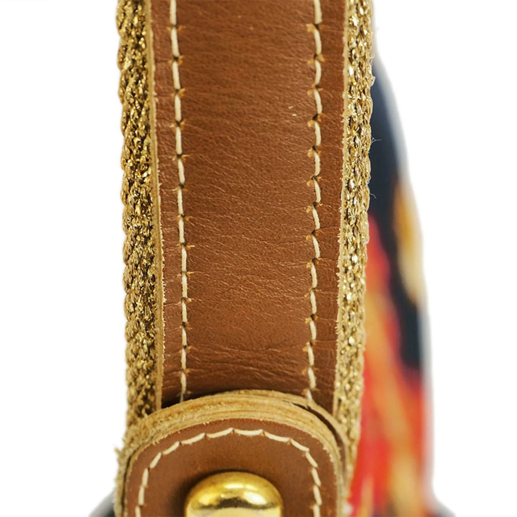 Pre-Owned Loewe LOEWE shoulder canvas navy x red one bag ladies (Good)