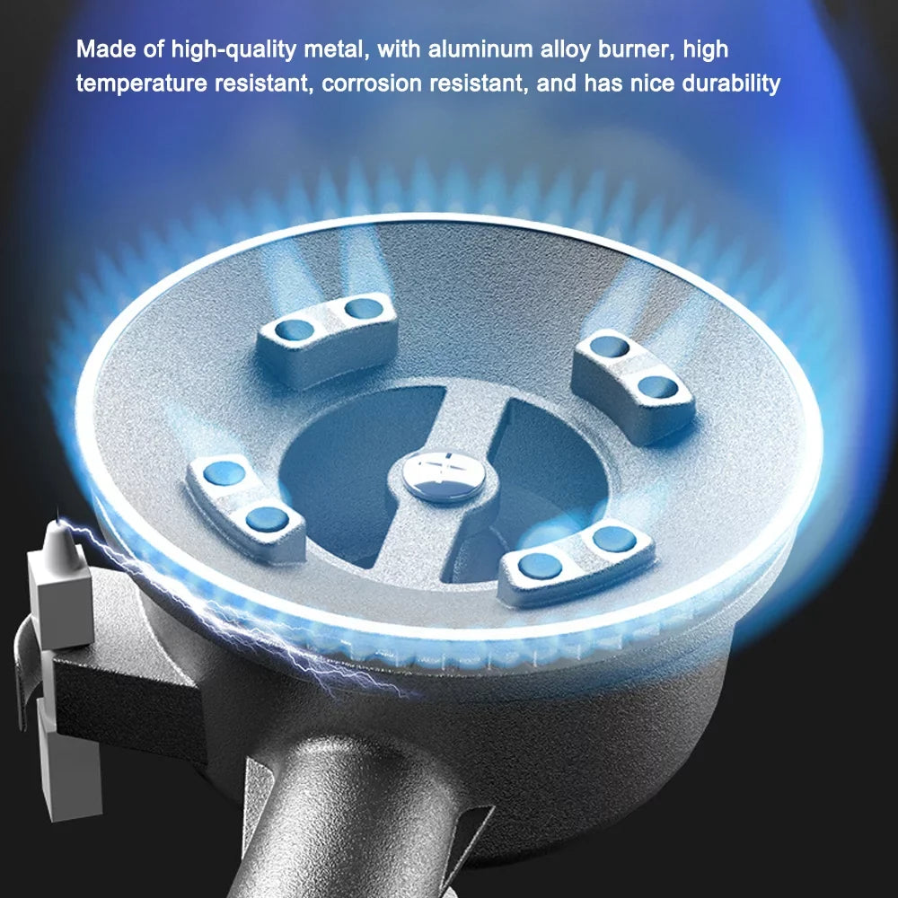 Portable 2.9KW Cassette Butane Stove with Piezo Ignition - Ideal for Outdoor Cooking; Camping; Picnics; Backpacking; Hiking; and Barbecues