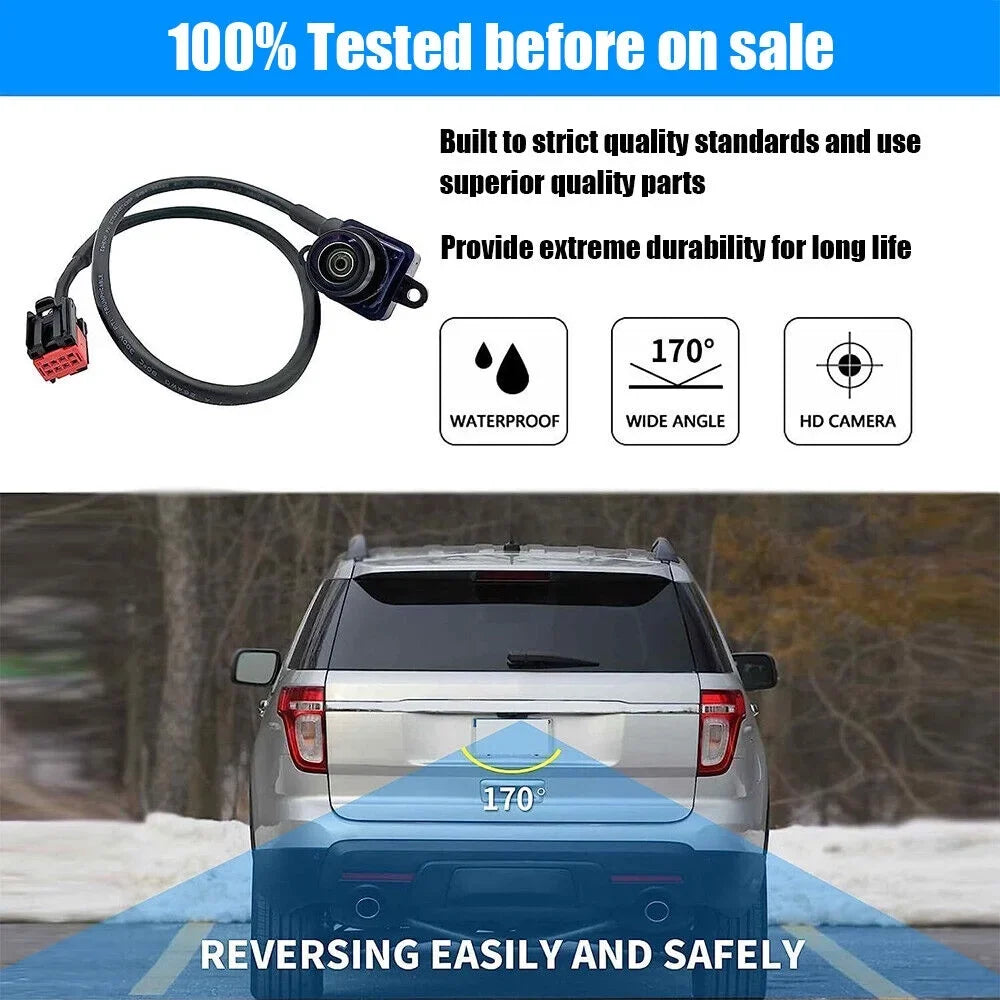 JLLOM Rear View Camera 68417057AA - Improve Your Visibility - Compatible with RAM PROMASTER 1500 2500 3500 (2018-2021)