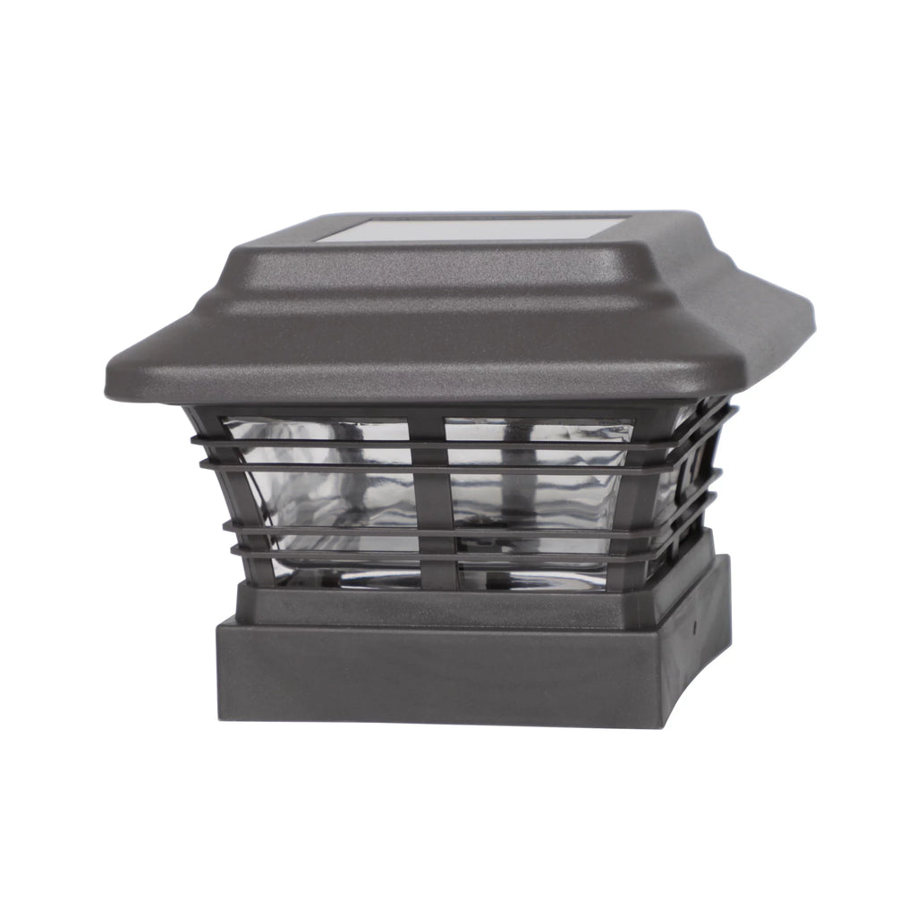 Better Homes & Gardens Solar Powered 4'' x 4'' Post Light; LED Light (4-Pack)