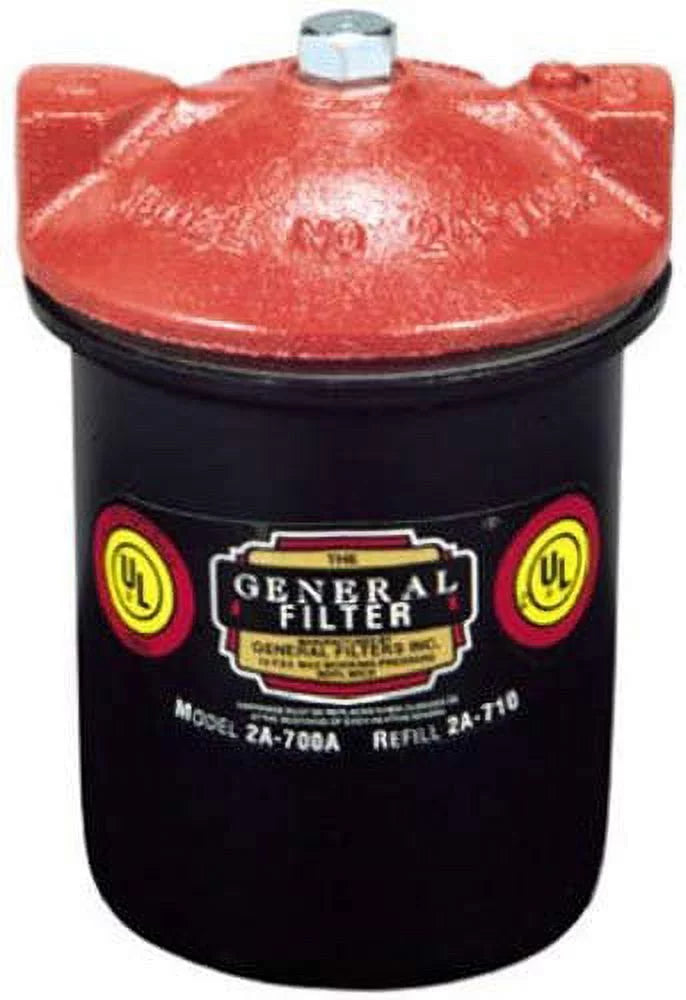 Gneral Filter 2A-700B Galvanized Steel Fuel Oil Filter; 3/8"