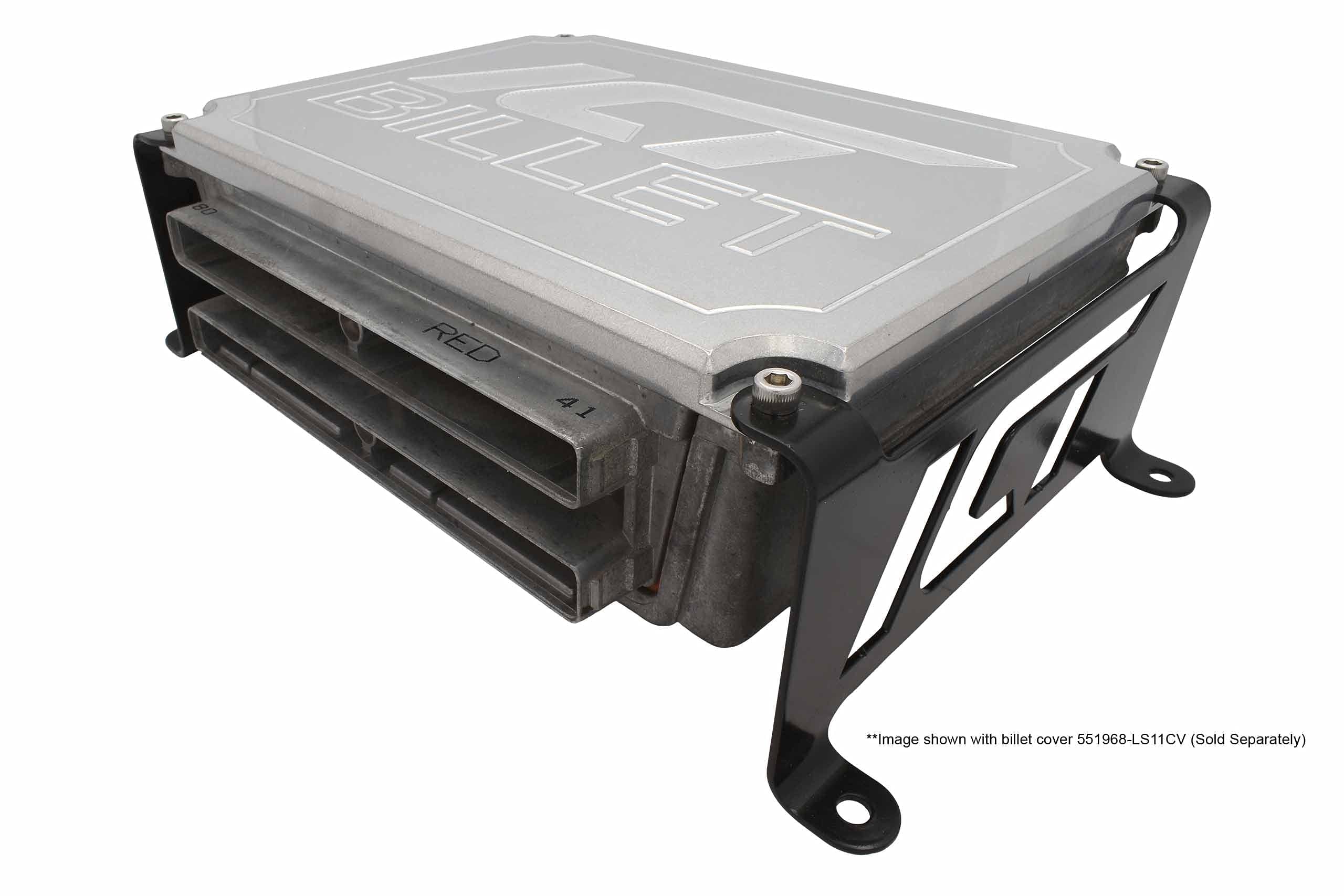 ICT Billet LS Gen 3 ECM PCM Billet Dress Cover Compatible with Blue-Red Blue-Green LS1 LQ4 0411 P01 P59 Silverado Camaro Corvette Made in America 551968-LS11CV