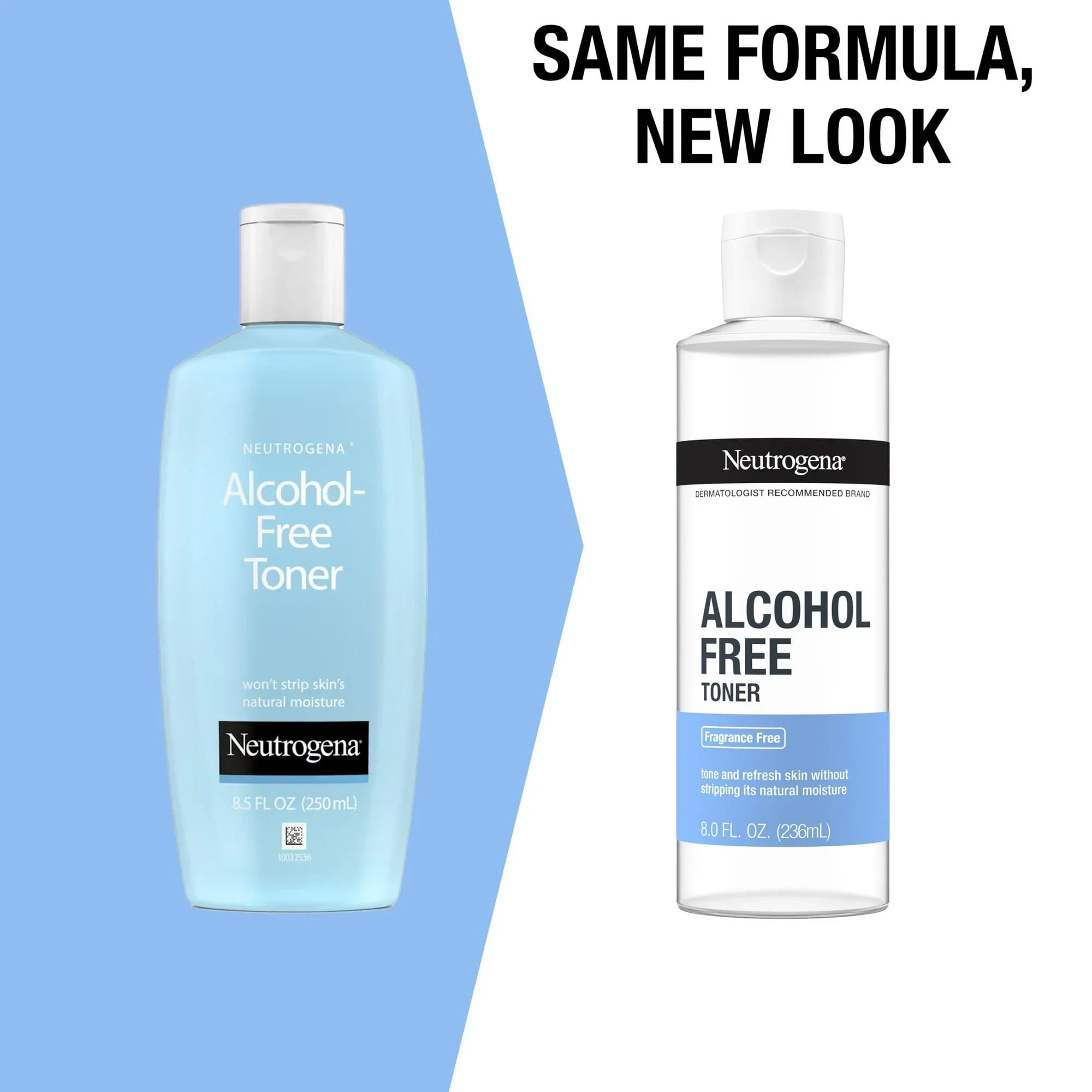 Neutrogena; Alcohol-Free Toner; 8 fl oz Pack of 2
