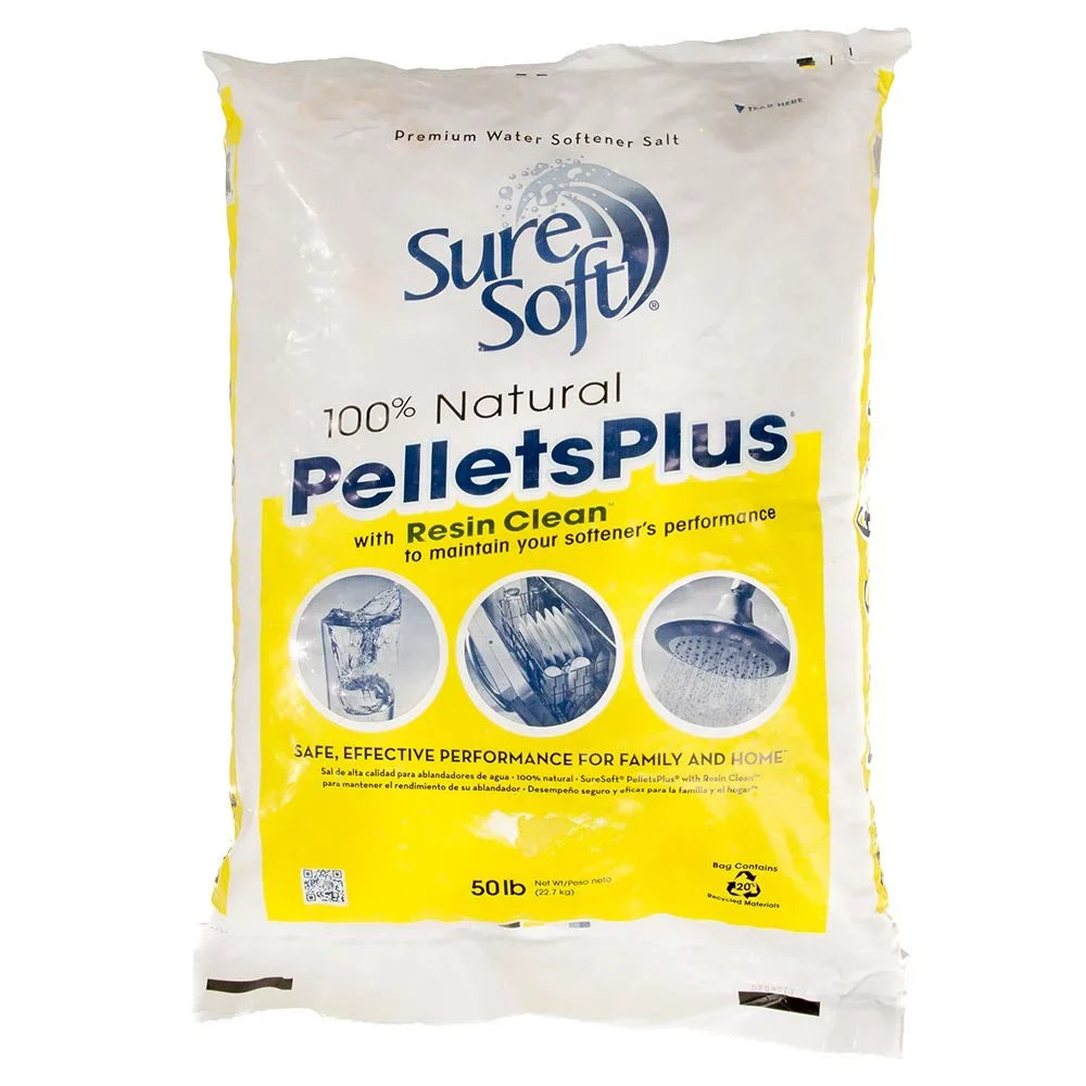 NASC SM-1931 Softener Salt Pellets; 50 Lb. Bag - Lot of 49