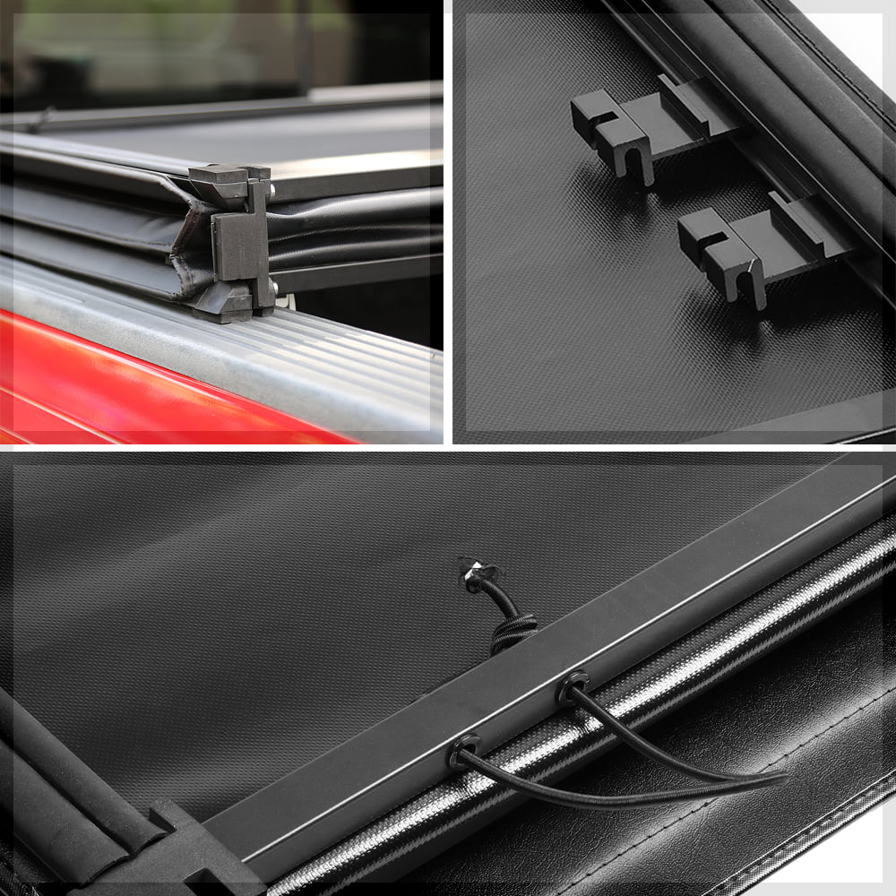Short Bed Truck Tonneau Cover 5Ft Soft Tri-Fold Fleetside for 19-21 Ford Ranger
