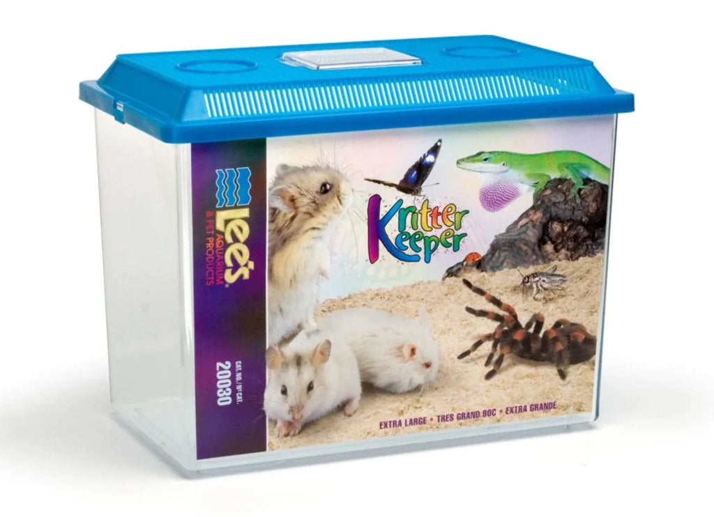 Lee's Aquarium &amp; Pet Products Kritter Keeper Reptile House; X-Large; Assorted Colors