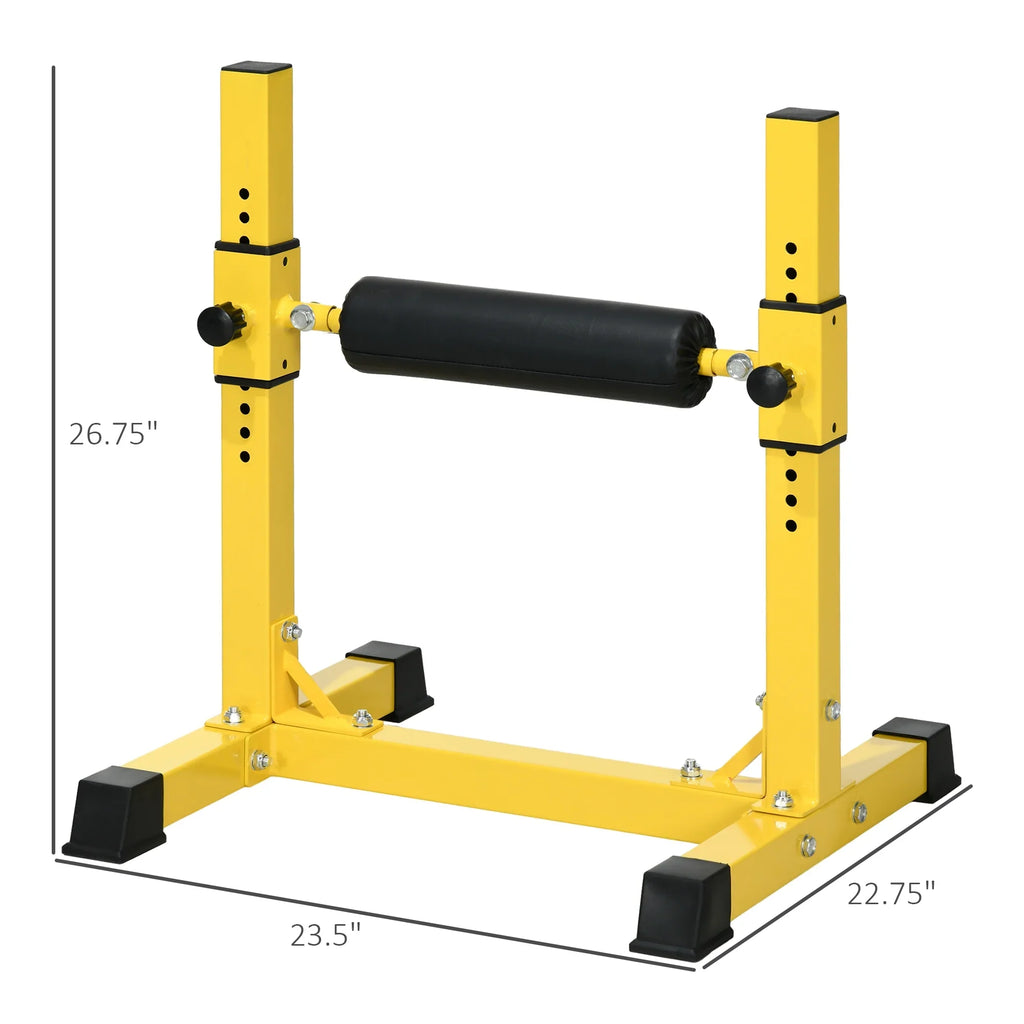 Soozier Bulgarian Split Squat Stand; 12-Level Leg Training Apparatus