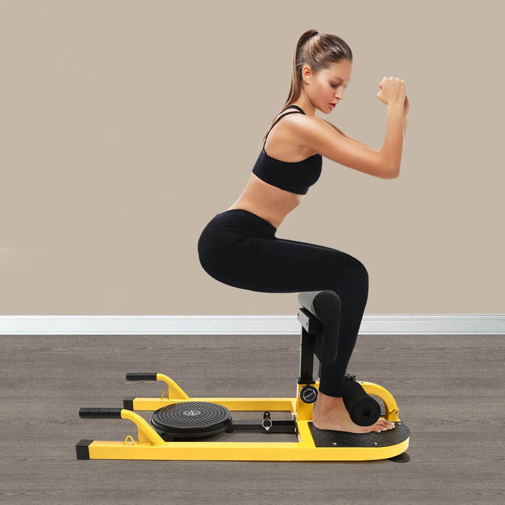 Multifunctional Squat System Deep Sissy Squat Home Gym Ab Trainer Adjustable