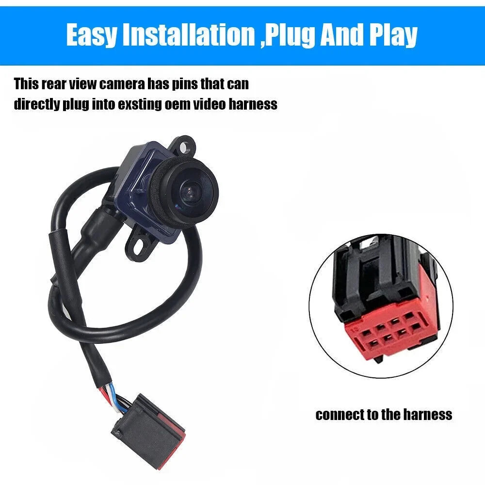 JLLOM Rear View Camera 68417057AA - Improve Your Visibility - Compatible with RAM PROMASTER 1500 2500 3500 (2018-2021)