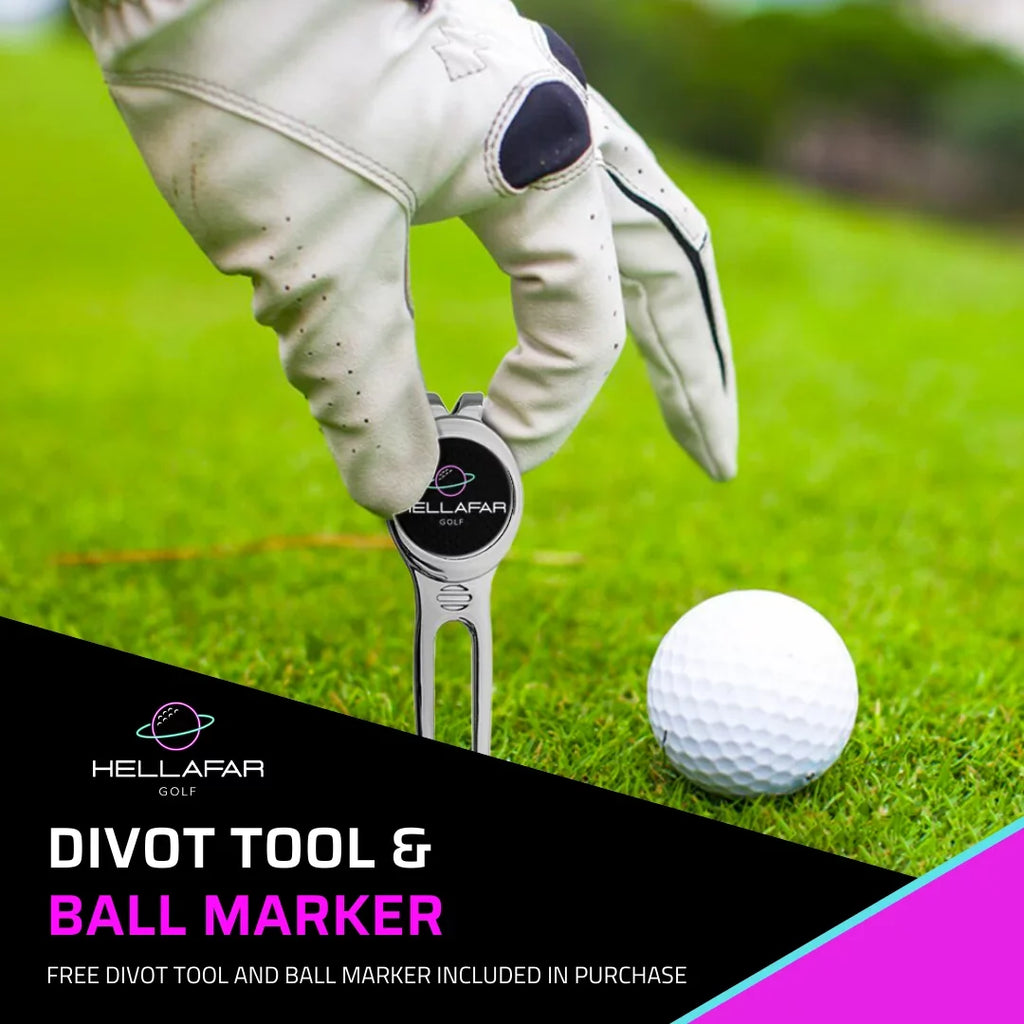 Hellafar Golf Speaker - Golf Cart Bluetooth Speaker; Magnetic Mounting System; IPX7 Liquidproof; Black