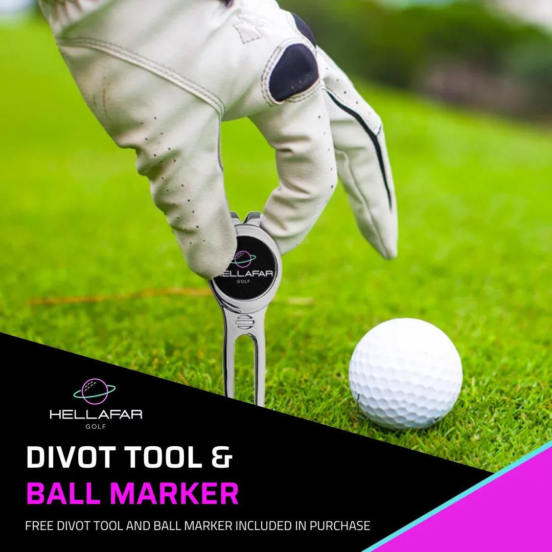 Hellafar Golf Speaker - Golf Cart Bluetooth Speaker; Magnetic Mounting System; IPX7 Liquidproof; Black