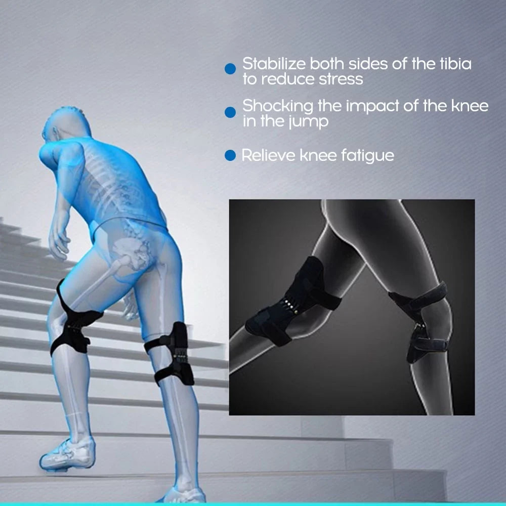 Radirus Knee Pads with Patella Knee Strap; Suitable for Walking and Mountain Climbing