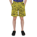 Moschino Men's Yellow Printed Stretch Cotton Shorts; Brand Size 44 (Waist Size 29")